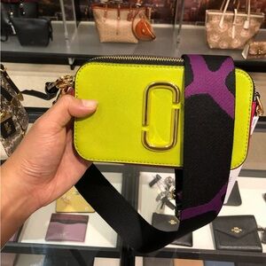 NWT Marc Jacobs "The Snapshot" crossbody bag in calf leather